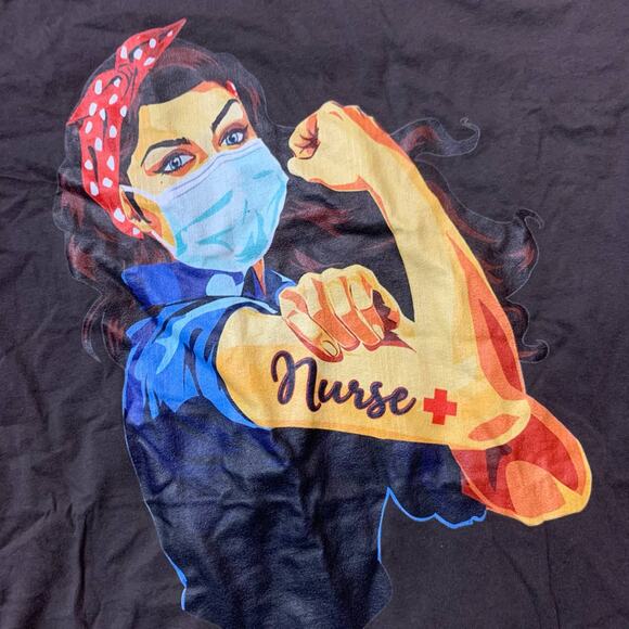 Bella Canvas SS Nurse Graphic Tee (M) - Picture 2 of 4